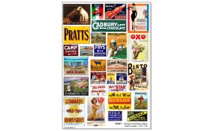 Vintage Advertising Signs Self Adhesive Vinyl 1:24 30 or 1:43 Scale
