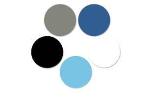 Paint Pack for Occre Calella Bot de Llum Light Boat Kit (5 X 17ml Bottles)