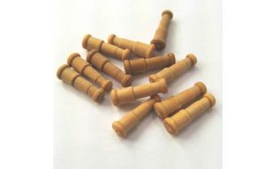 12 X Wooden Cannons 15mm