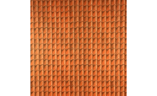 Red Pantile Roof Paper for 12th Scale Dolls House