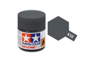 Tamiya Acrylic Gloss Paint (10ml) - Gun Metal