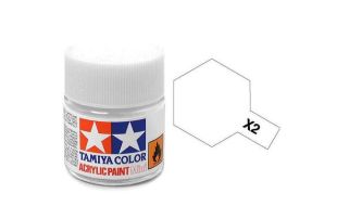 Tamiya Acrylic Gloss Paint (10ml) - White