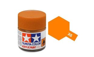 Tamiya Acrylic Gloss Paint (10ml) - Orange