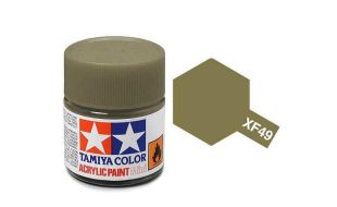 Tamiya Acrylic Flat Paint (10ml) - Khaki