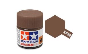 Tamiya Acrylic Flat Paint (10ml) - Flat Earth