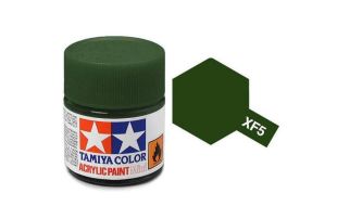 Tamiya Acrylic Flat Paint (10ml) - Flat Green