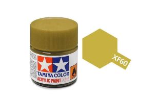Tamiya Acrylic Flat Paint (10ml) - Dark Yellow