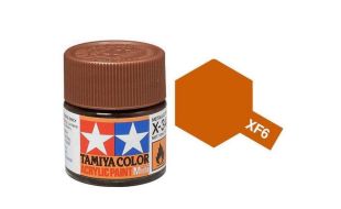 Tamiya Acrylic Flat Paint (10ml) - Copper