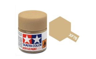 Tamiya Acrylic Flat Paint (10ml) - Wooden Deck Tan