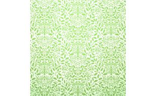 Green and White Acorn Wallpaper for 1/12 Scale Dolls House