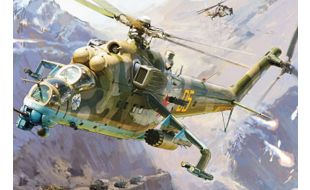 Zvezda 1/48 Scale Mil-Mi 24 V/VP Model Kit