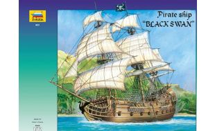 Zvezda 1/72 Scale Black Swan Pirate Ship Model Kit