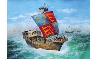 Zvezda 1/72 Scale English Medieval Ship Thomas Model Kit