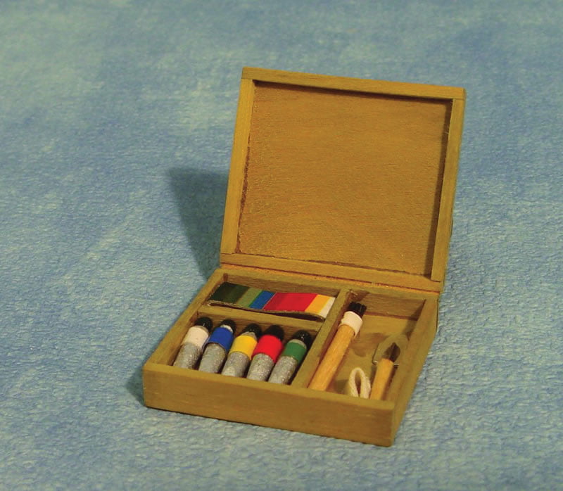 Photos - Doll Accessories Painting Box for 12th Scale Dolls House