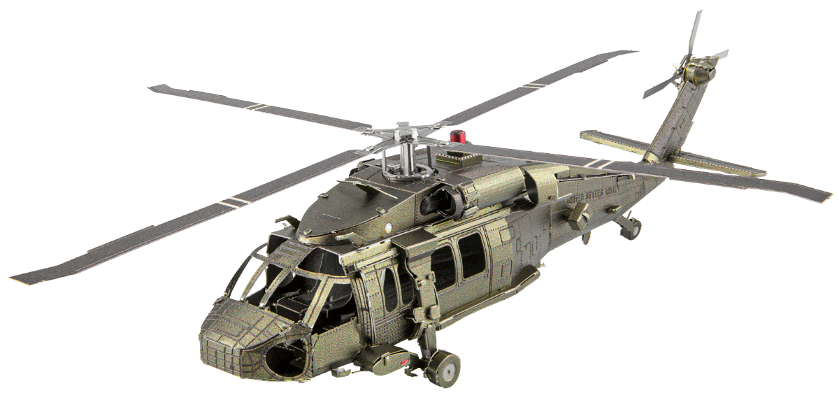 Metal Earth Black Hawk 3D Metal Model Kit-84026 