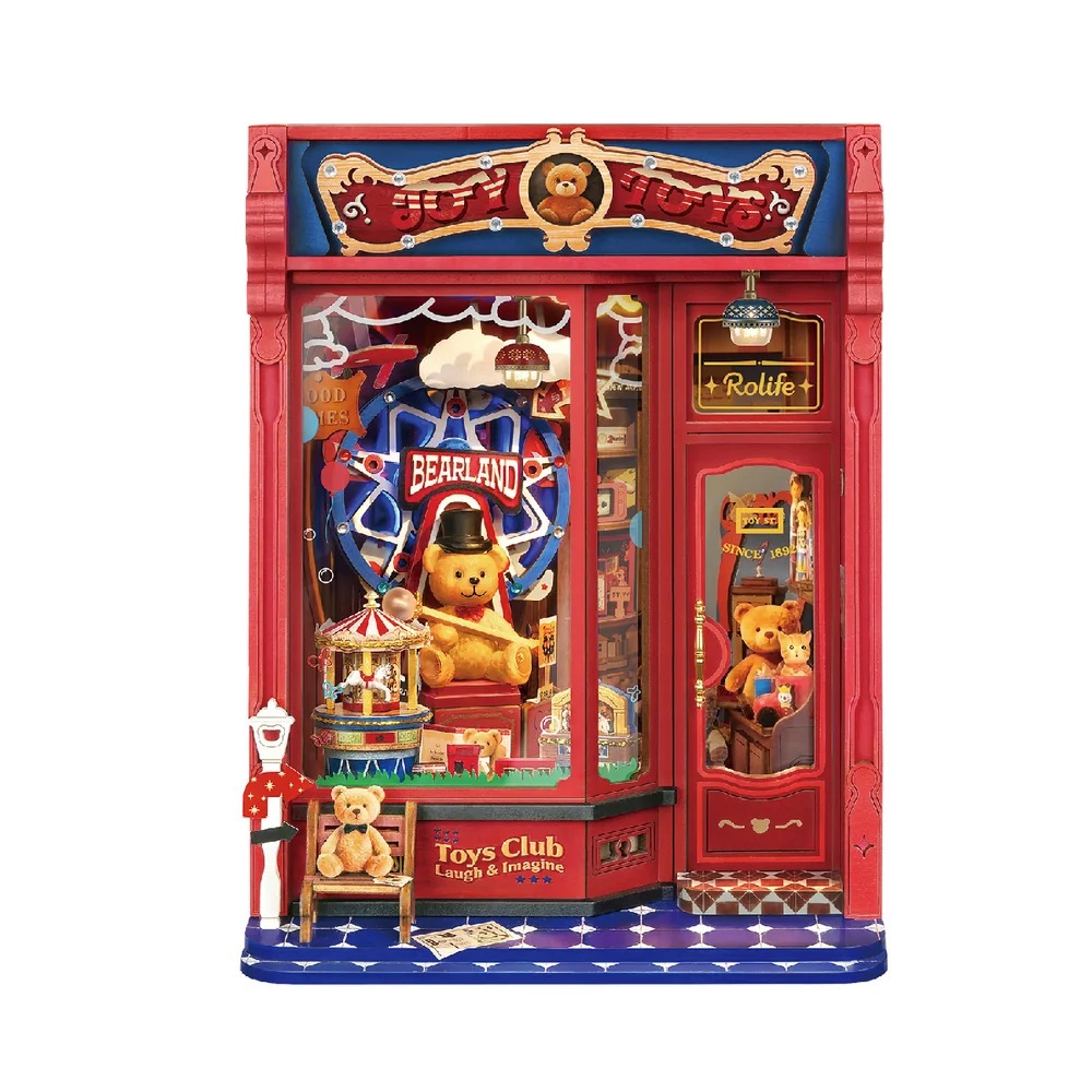 Rolife Joy Toys 3D Wooden DIY Miniature House Book Nook