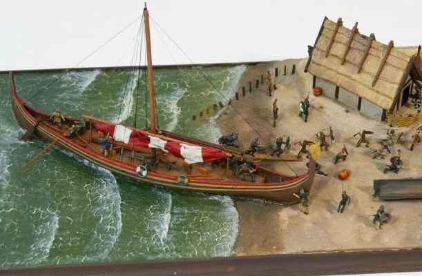 Viking diorama